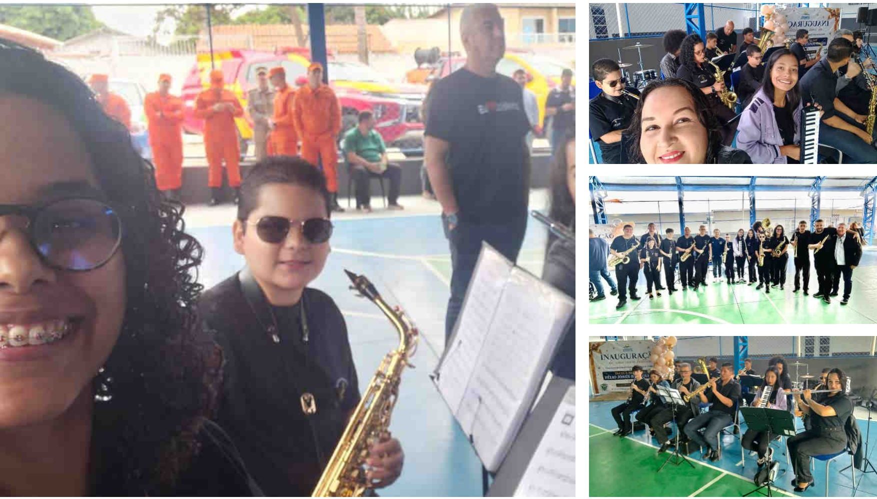 Ensaio coletivo da Corporação Musical Fanfarra Jorge Amado