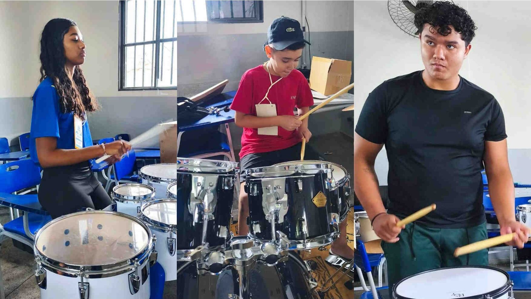 Ensaio coletivo da Corporação Musical Fanfarra Jorge Amado