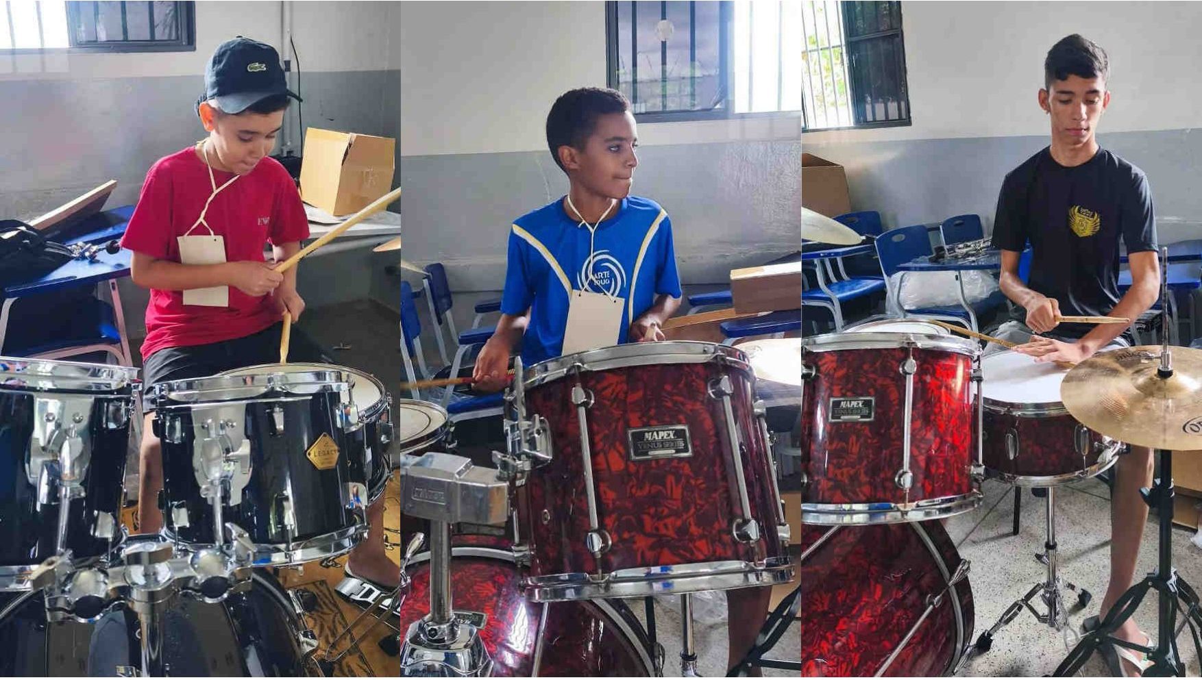 Ensaio coletivo da Corporação Musical Fanfarra Jorge Amado