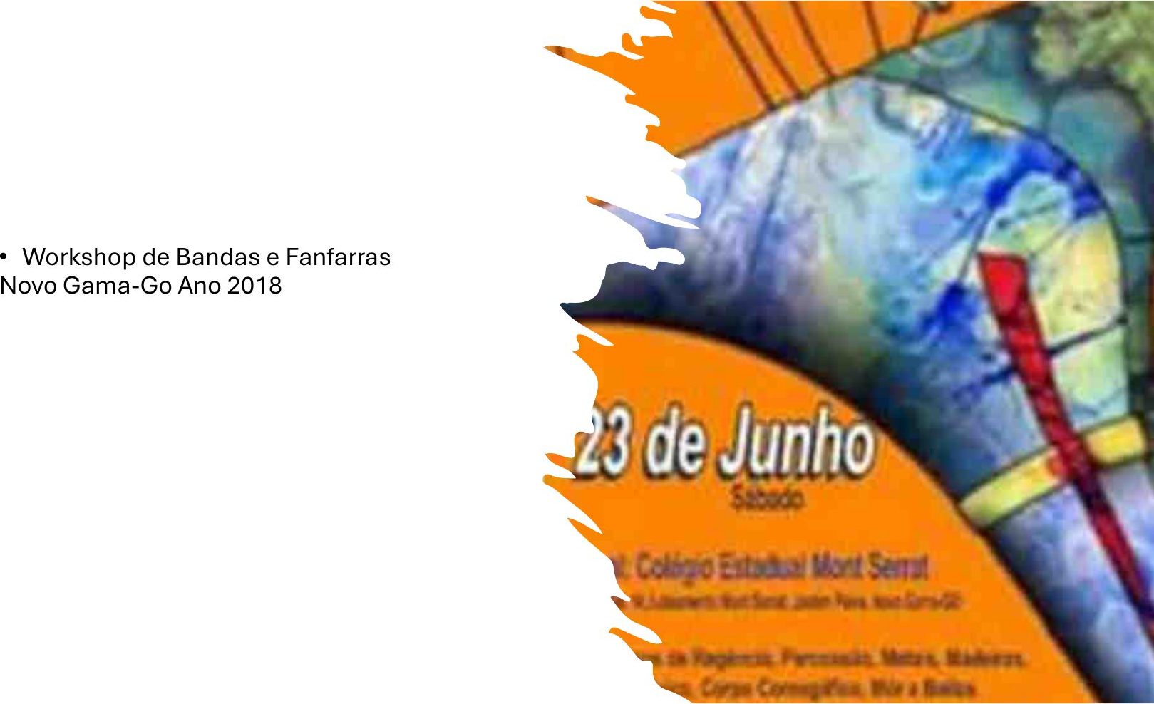 Workshop de Bandas e Fanfarras — Novo Gama/GO, 2018