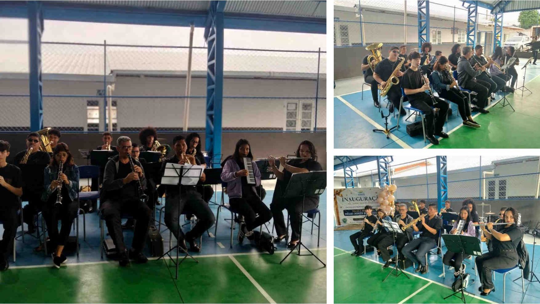Ensaio coletivo da Corporação Musical Fanfarra Jorge Amado
